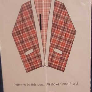 Red Plaid Women's Robe